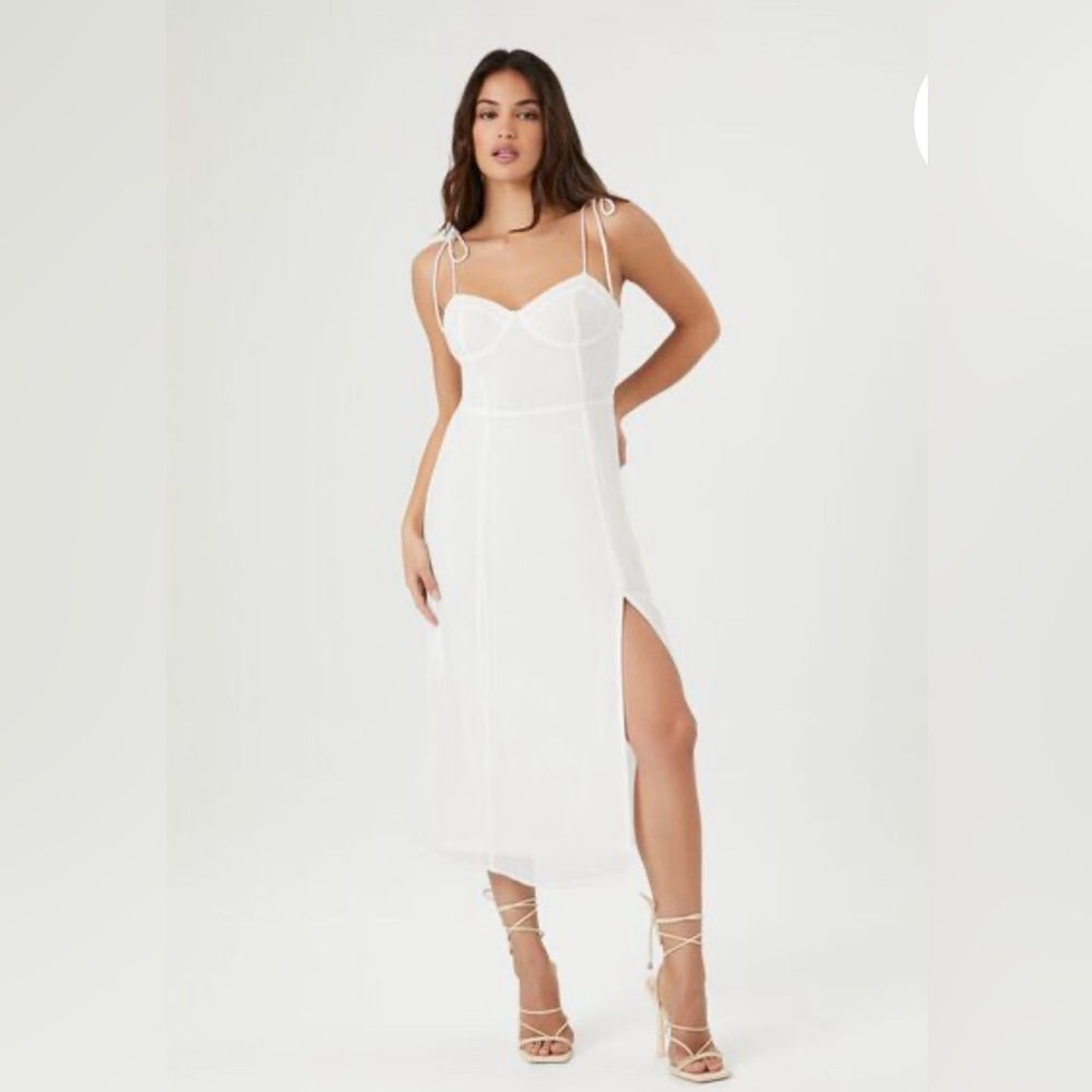 Forever 21 midi dress with sweetheart neckline
